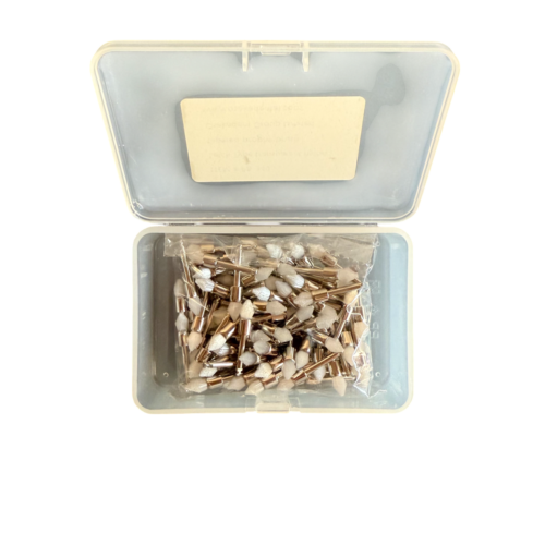 Flame Prophy Brushes White – 100pcs