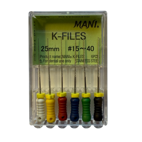 Mani K-Files 25mm #15-40