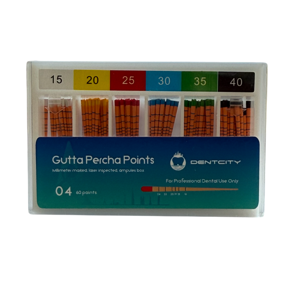 DENTCITY Gutta Percha Marked 0.04 – #15-40