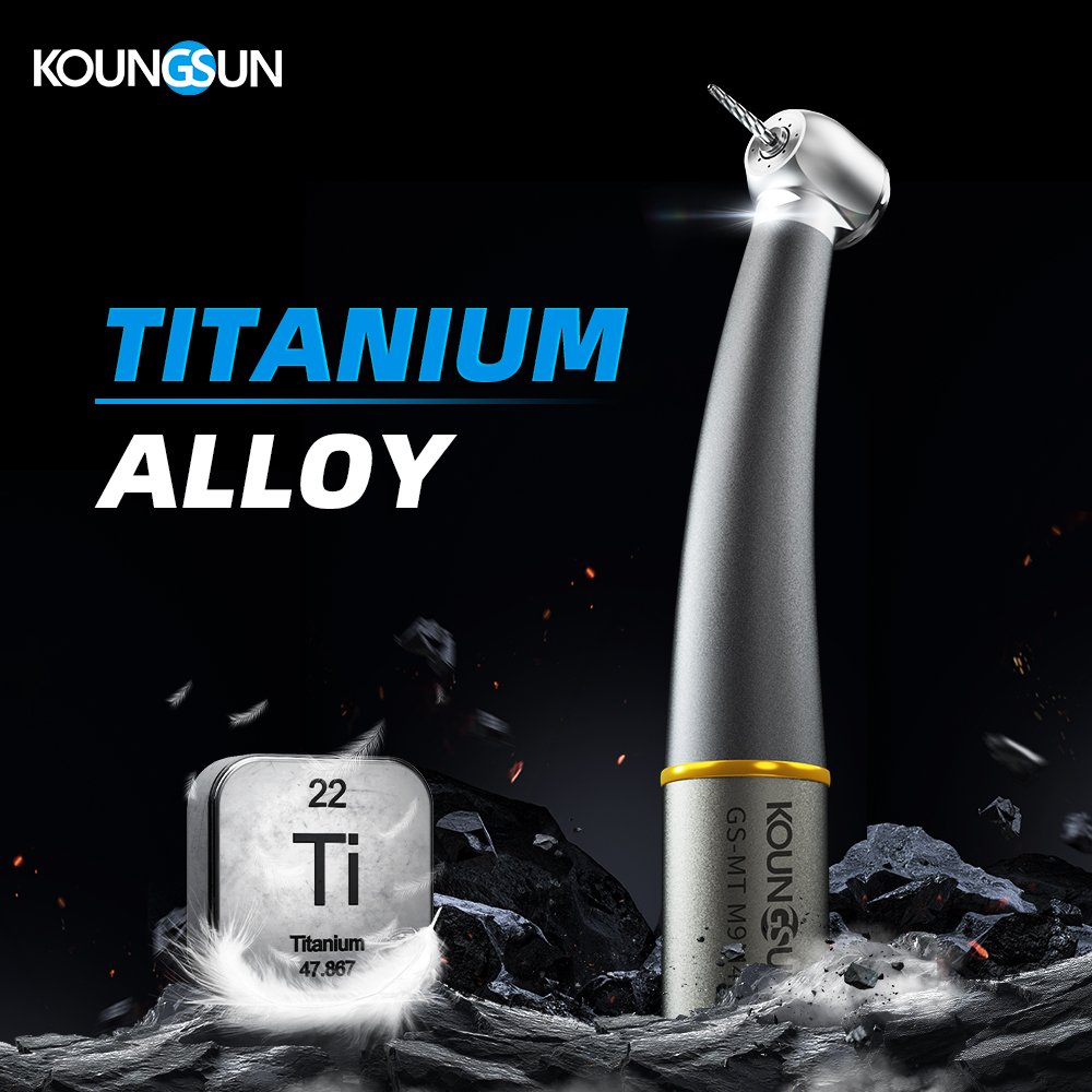 KOUNGSUN M9M4L Titanium LED High-Speed Handpiece